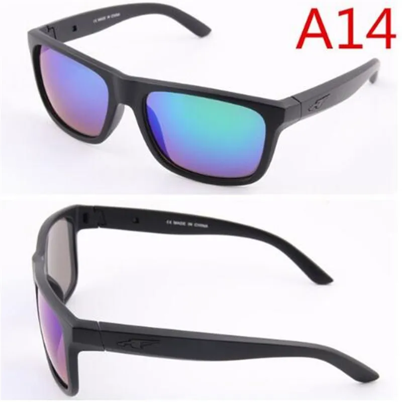 Спортивные солнцезащитные очки для мужчин и женщин, для вождения, квадратная оправа, солнцезащитные очки для мужчин, очки с зеркальным покрытием для женщин, gafas de sol hombre - Цвет линз: A14