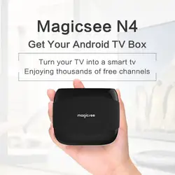 MAGICSEE N4 Android ТВ Box Amlogic S905X Android 7.1.2 2 ГБ Оперативная память 16 ГБ Встроенная память 2,4 г 5 г Smart ТВ коробка 4 К H.265 Dual Band телеприставки