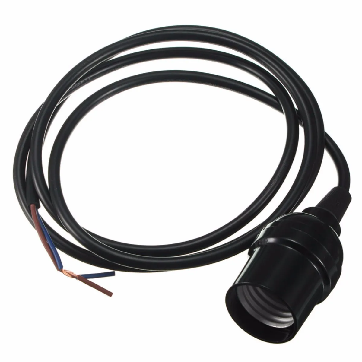 

Smuxi E27 LED Lamp Light Socket Base Type AC110-240V Bulb Holder Converter For + ON/OFF Button Switch Ceiling Pendant Light