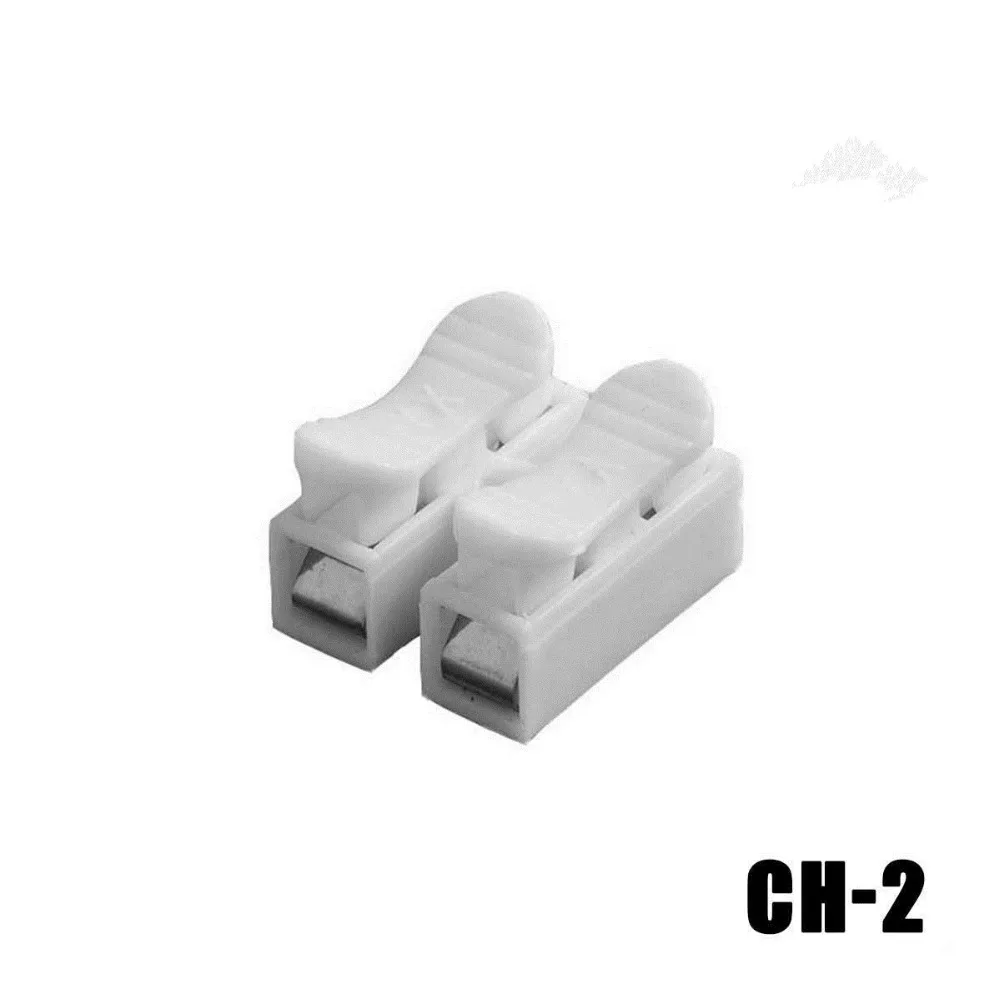

20PCS/Lot Motorcycle Car Boat Electrical CH2 2Pin Quick Splice Wire Connectors Terminal Electrical Cable Terminals