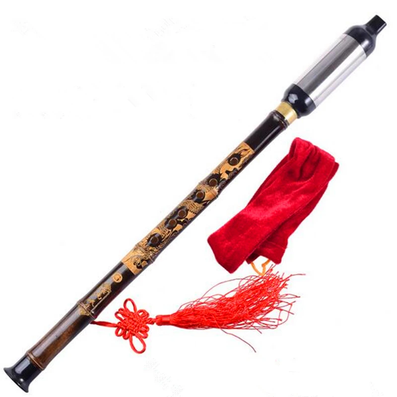 Vertical Playing Bawu Flute Bamboo Flute Bawu F/G Key Flute