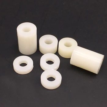 

Wkooa M3x7x26 ABS Nylon Round Standoff Spacer PCB Board Spacer Washers No Threads Pack 100
