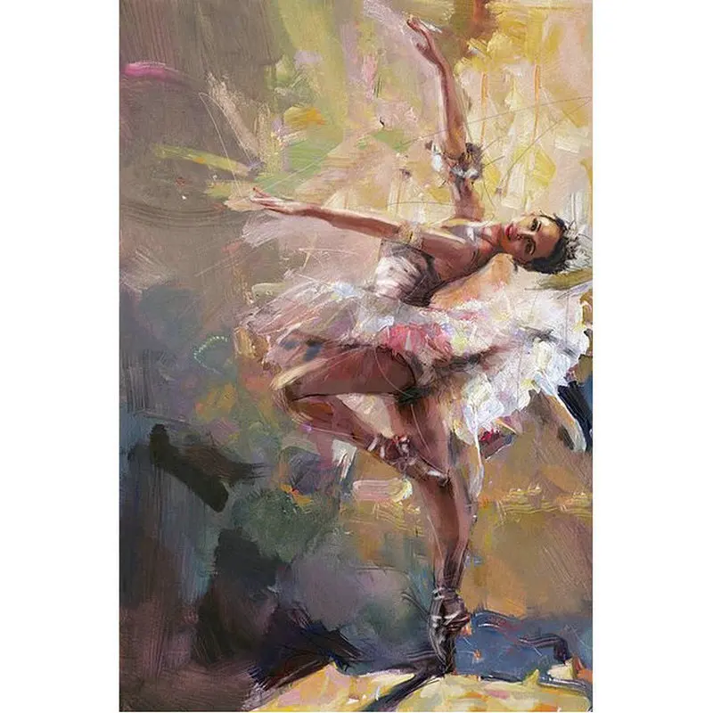 

DIY Diamond embroidery ballet girl diamond painting cross stitch crafts diamond mosaic kit full rhinestone home decor