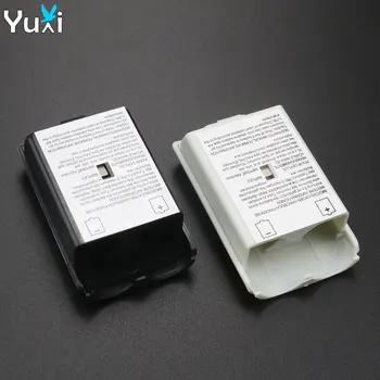 

YuXi 40pcs Black White Battery Case Shell Cover Kit For Xbox 360 Remote Wireless Controller Joystick Gamepad Joypad