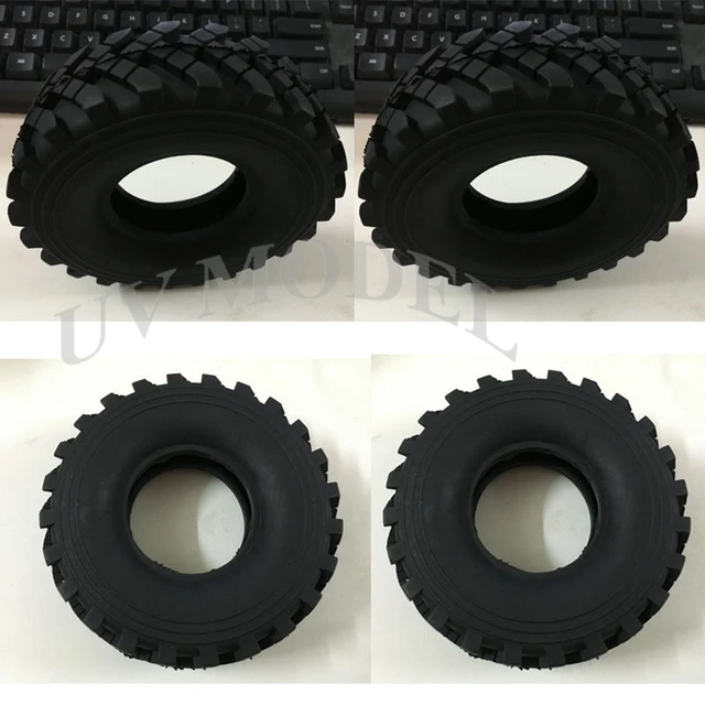 Best Price 4 Pcs/Set RC 1:10 Car Tire Crawler 2.2 Inch Crawler Tire 40mm Wheel Axial Rock Racer Crawler For RC Beadlock Wheels Model Car