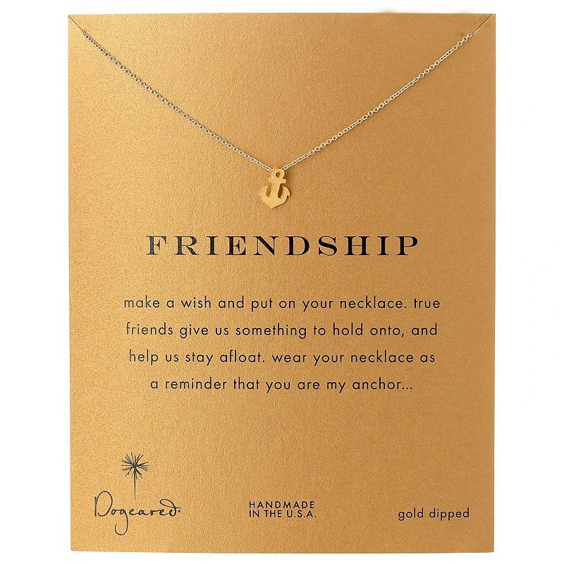 

2018 Hot Sale Ship Anchor Gold-color/silver Unicorn Pendant Necklace For Women Charm Choker Necklace Fashion Jewelry Wholesale
