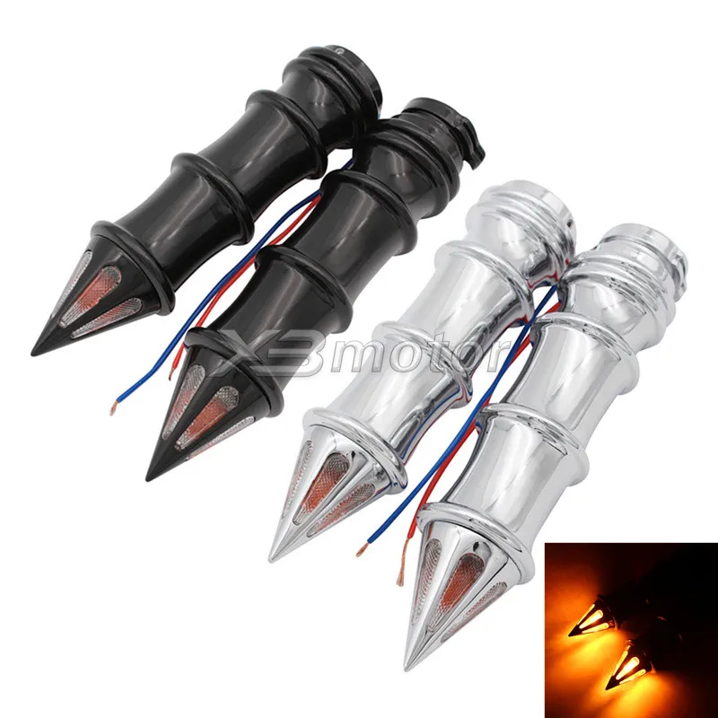 

1" 25mm Handlebar Grips LED Turn Signal For Suzuki Boulevard M109R M50 M90 M95 / For Honda VT Shadow Spirit Deluxe 600 750 1100