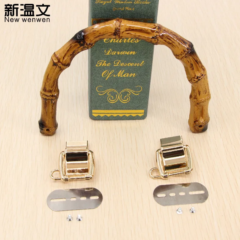 

1 Pair=Two Piece U Shape Large Big Size 15CM Bamboo Handle Purse Frame Bag Parts DIY Accessories China Bamboo Purse Handle