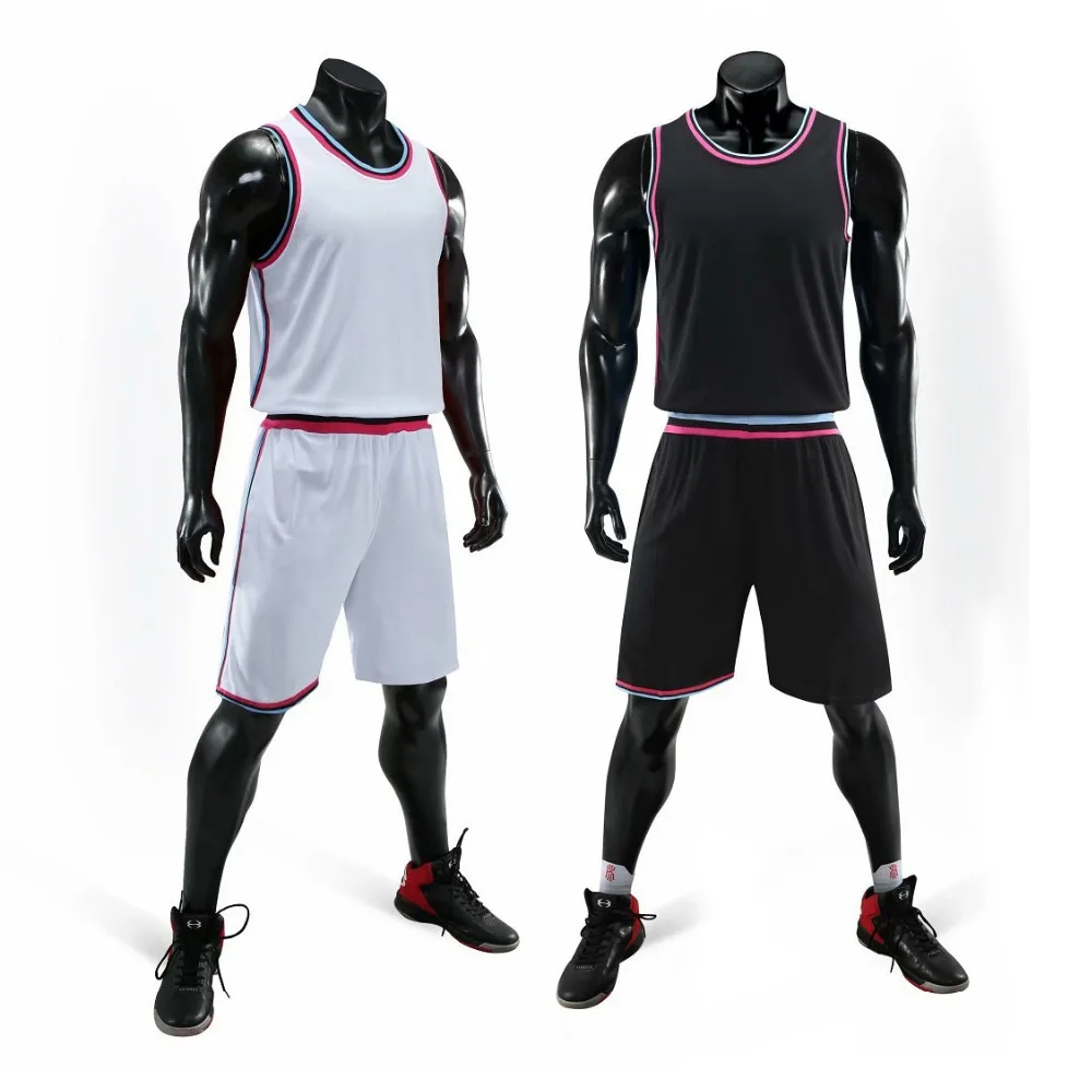 

Male Basketball Jerseys With Side Pockets, High Quality Basketball uniforms, Quick Dry College Basketball Club Athlete Sportwear