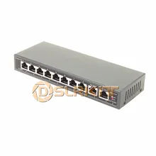 DSLRKIT 250 м 10 Порты 8 коммутатор PoE инжектор Мощность Over Ethernet без Адаптеры питания