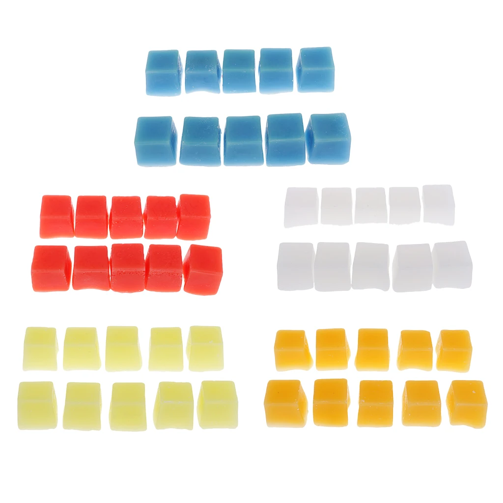 10pcs Cube Candle Wax Paraffin Wax Blocks for DIY Candle Making Supplies
