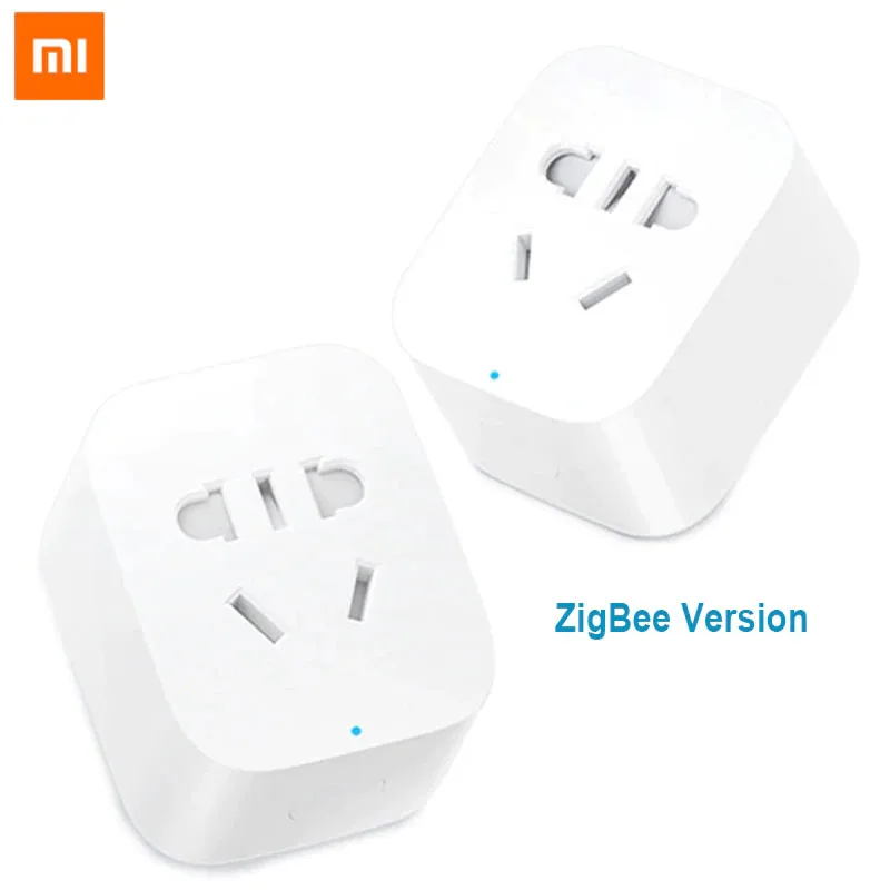 Original Xiaomi Mijia Smart Socket Plug Zigbee Mi Home WiFi Wireless Remote Adaptor Timer With APP Control Outlet | Электроника