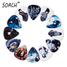 Soach palhetas de grossura nova, 10 peças, 3 tipos de palhetas para violão, japonês, imagens, qualidade, impressão, acessórios para guitarra