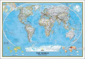 

Large HD World Map Classrooms Office Home Decoration Detailed Antique Poster Wall Chart Cotton cloth Canvas Painting 2 Size