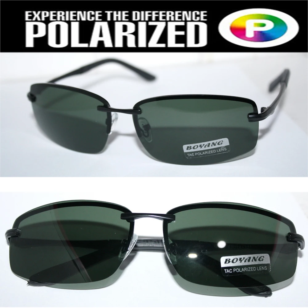 Rimless 2014 Driver's TAC enhanced polarized polaroid polarised golf