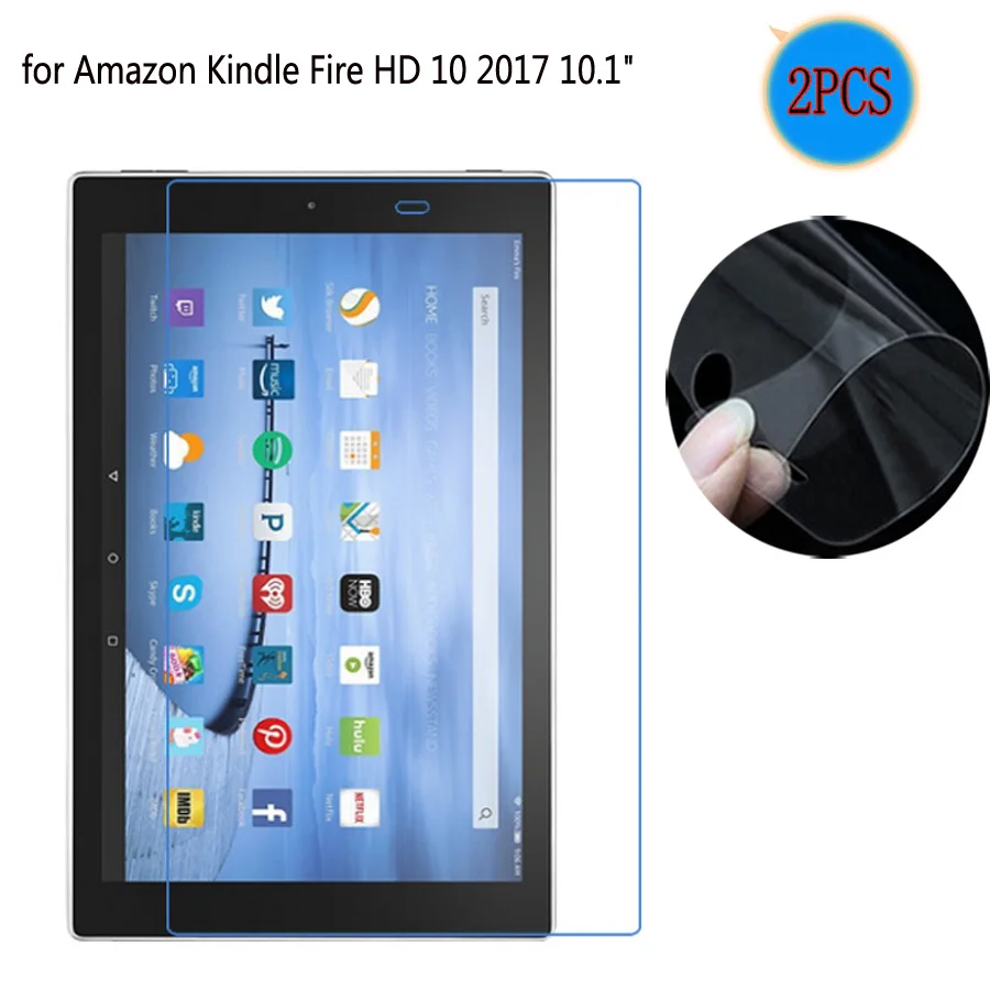 Clear Soft Ultra Slim For Amazon Kindle Fire HD 10 2017 10.1inch Tablet Screen Protector Protective Film | Компьютеры и офис