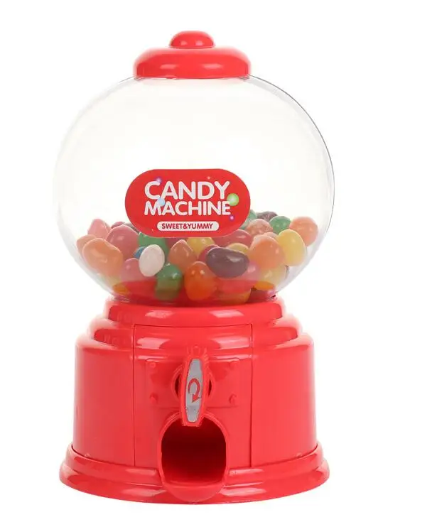 Mini Candy Machine Bubble Gumball Dispenser Coin Bank Kids Play House Toys Cute Sweets Save Money Toys Birthday New Year Gift - Цвет: A4