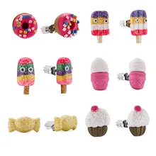 

Hypoallergenic earrings Set for Kids Made wih Polymer Clay, Colorful Cute Stud Earrings