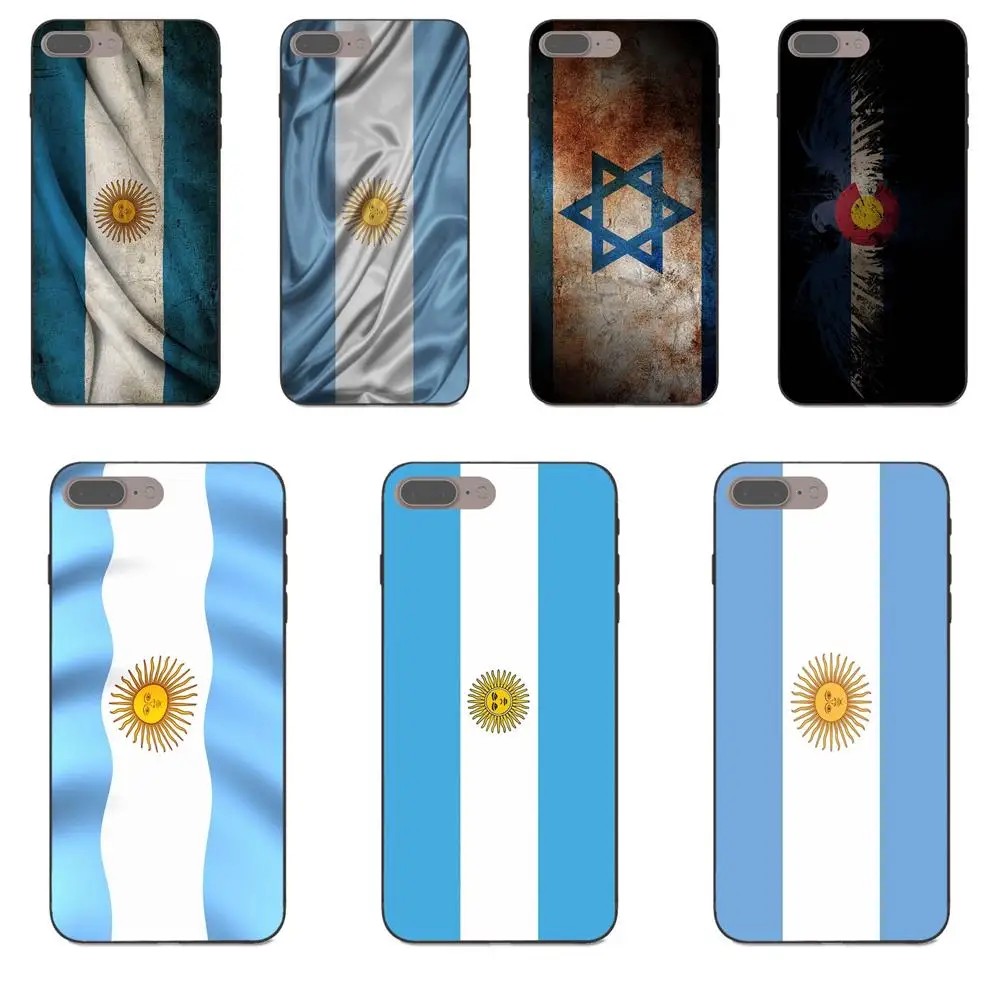 

For Galaxy C5 C7 J1 J2 J3 J330 J5 J6 J7 J730 2017 Ace Core Duo Max Mini Plus Prime Pro TPU Cute Case Argentina National Flag