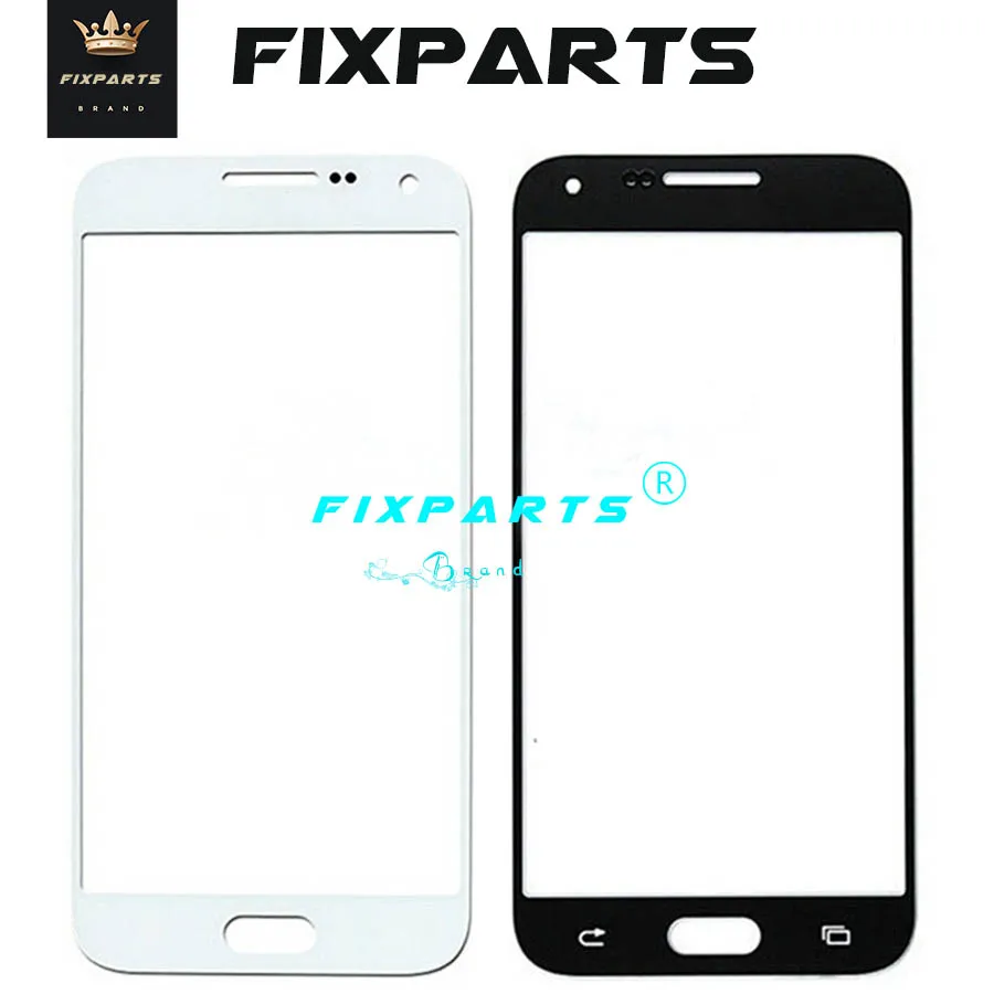 Для SAMSUNG Galaxy E5 E500 E500F E500M Передняя стеклянная линза сенсорная панель Замена крышки