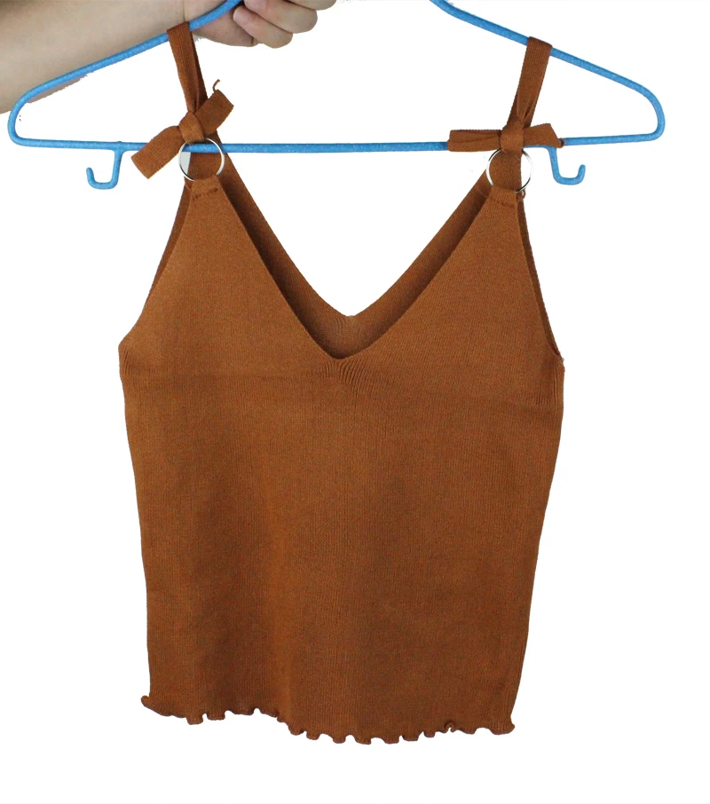

Free shipping V-neck wild bottoming sleeveless tank top women shirt sexy fashion knit vest female summer camisole solid top