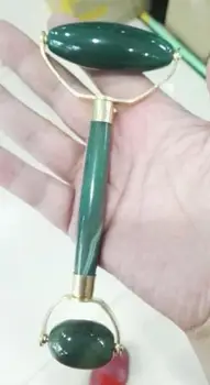 

Nature Handmade Brazilian Green Agate Jade Facial Massage with Roller