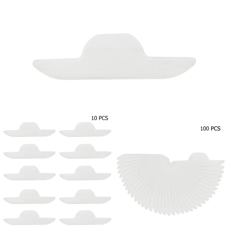 10 шт. ZF0028 анти-грязный Пот наклейка одноразовая Шея анти-пот палка для мужчин и женщин белая рубашка воротник Pad