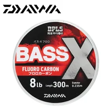 DAIWA DPLS бас X Фтор 300 м фторуглеродная леска Сделано в Японии 6LB-20LB