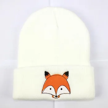 

Fashion Baby Children Cap Fox Warm Winter Hats Knitted Wool Hemming Oct 27