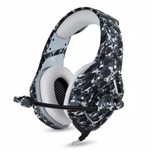 ONIKUMA K1-B с камуфляжным узором PS4 игровая гарнитура стерео бас наушники с микрофоном для ПК мобильных телефонов ноутбук геймер