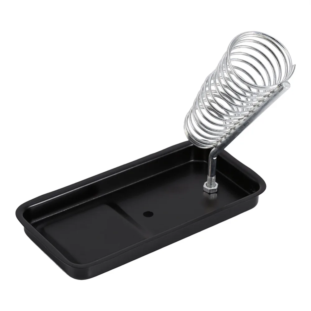 

Soldering Solder Iron Metal Stand Spring Holder Cast Steel Base Support Station Frame Portable for Electrical Working