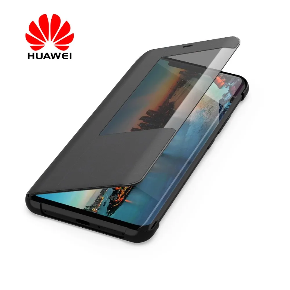 Чехол-книжка для huawei mate 20 Pro, чехол для huawei mate 20, умный сенсорный прозрачный кожаный чехол для телефона mate 20, чехол