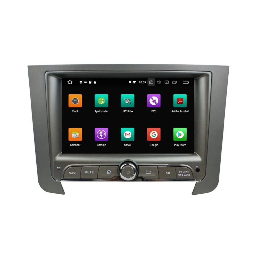 Discount Android 8.0 Car Audio DVD Player for Ssangyong Rexton 2014 2015 4GB RAM Radio GPS Bluetooth WIFI Mirror-link 32GB ROM 4