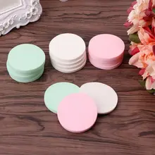 Конфетный цвет мягкий волшебный спонж для очищения кожи Натуральная губка для смывания косметики Очищающая подставка для лица инструменты для макияжа 20 шт