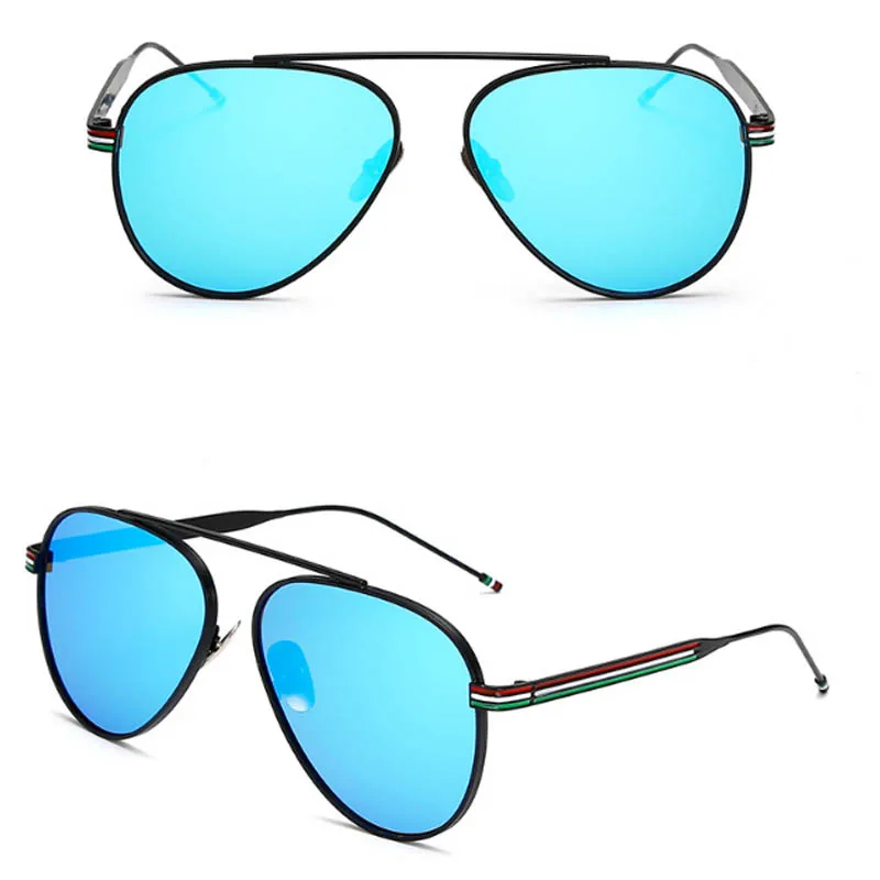 Овальные зеркальные очки фирменные дизайнерские линзы Toad Oculos de sol женские очки для вождения мужские солнцезащитные очки с металлической оправой