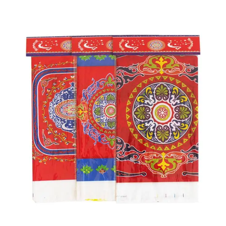 1Pcs Disposable Plastic Table Cloth Eid al-Fitr Ramadan Theme Cover Tablecloth Kid Boy Happy Birthday Party 180*108cm | Дом и сад