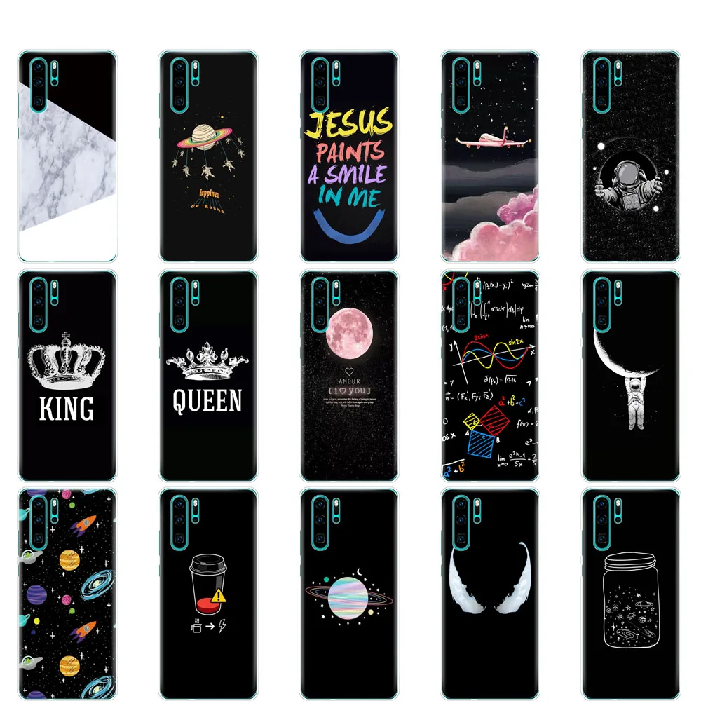 Чехол для Huawei P30 PRO LITE задняя крышка huawei mate 20 pro lite p smart 2019 plus coqa fundas Black king самолет