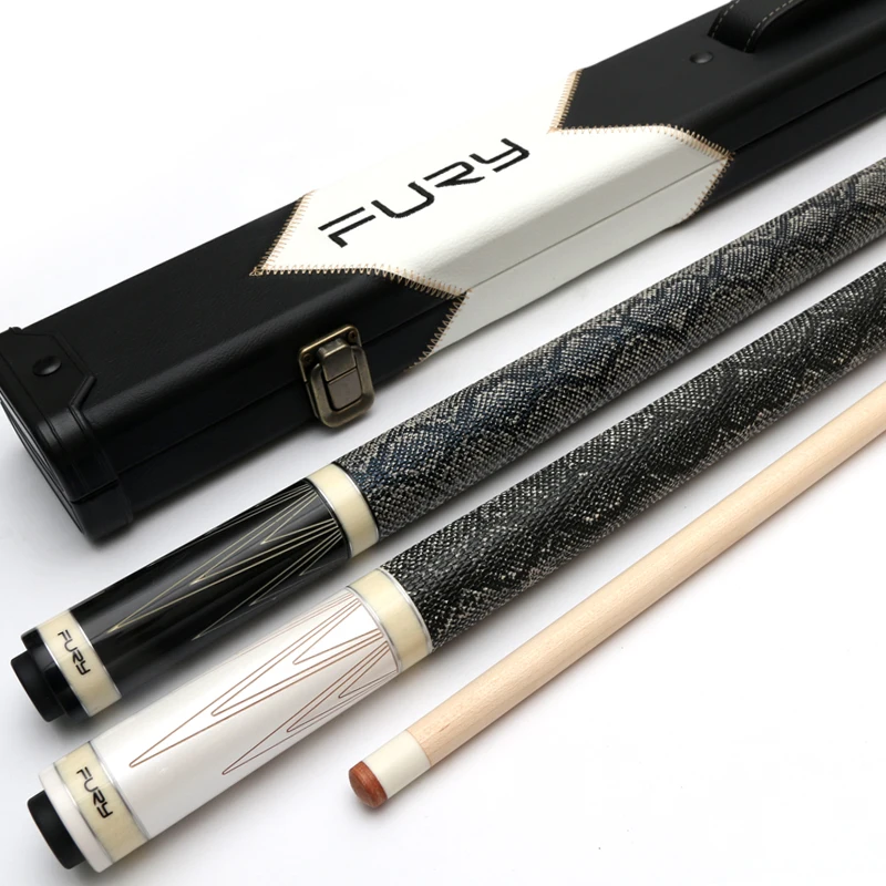 2018 Luxury High end FURY 1/2 Pool Cue Stick With Case North American