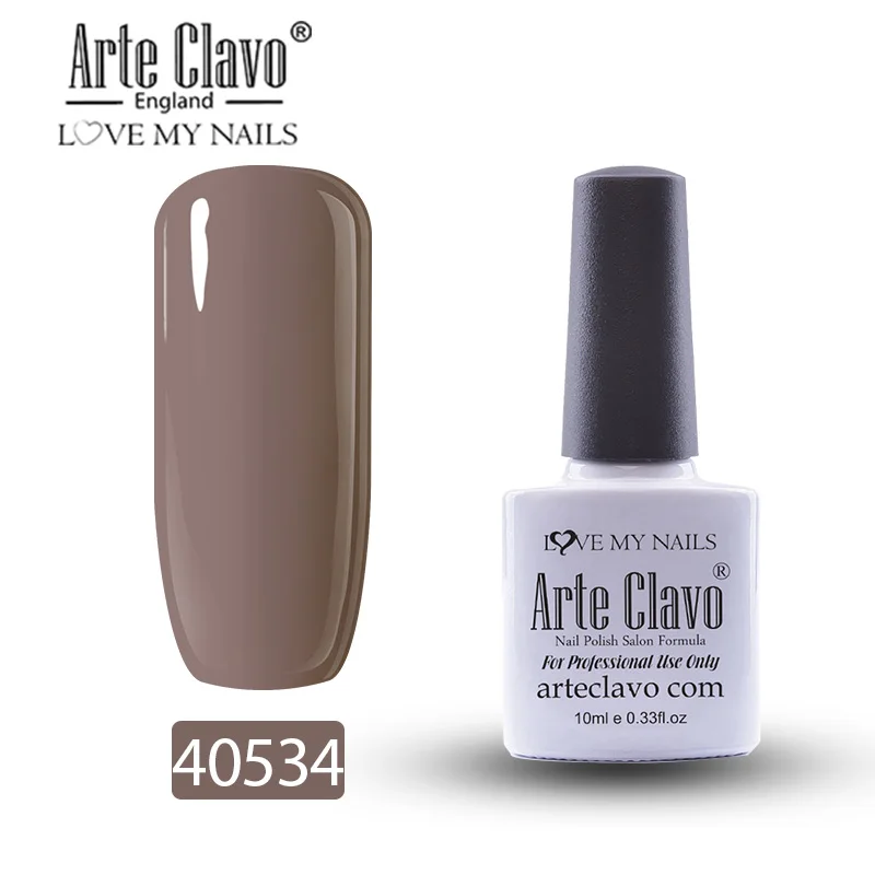 Arte Clavo 79 цветов гель лак для ногтей основа и верхнее покрытие необходимо замачивать УФ Гель-лак для ногтей Дизайн гель лак - Цвет: 40534