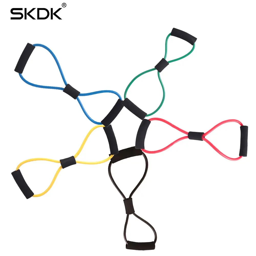 1PC Yoga Training Bands Chest Expander Pull Rope Elastic Fitness Gym Bodybuilding Workout Anti-Rally Rubber Resistance Bands 1PC Yoga Training Bands Chest Expander Pull Rope Elastic Fitness Gym Bodybuilding Workout Anti-Rally Rubber Resistance Bands