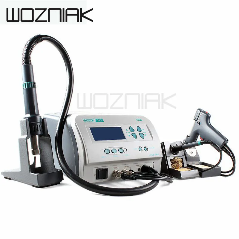 

QUICK 713 Desoldering platform hot air gun multi-station thermal maintenance system rework welding system 1000W high power