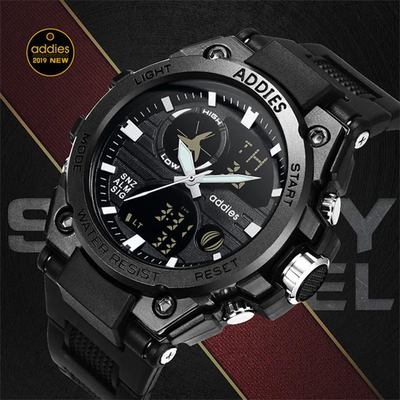 

digital sport watch men noctilucent relogio masculino fitness luxury relogio masculino digital diver montre reloj hombre 2019