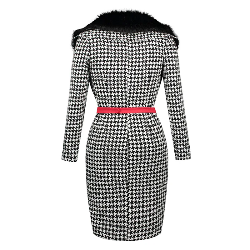 Nouvelle Belle Pardessus Mélanges À Femme Boutonnage Black Laine Manteaux Longues Noir Vogue Élégante Porter Out Manteau Double Femmes Automne Hiver Manches q5wdx6vT6