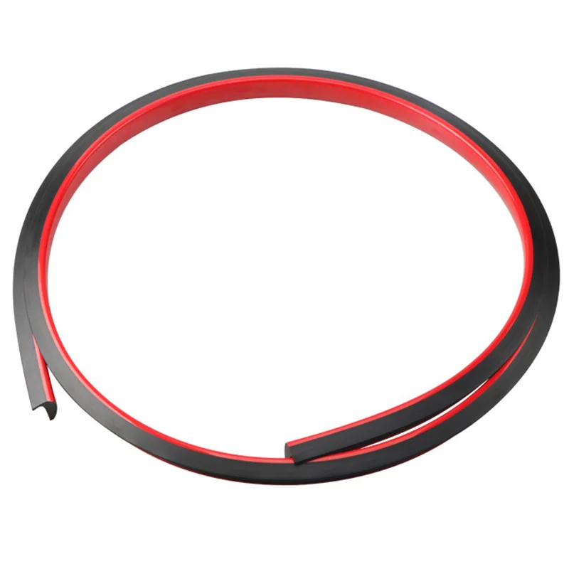 

1.5M Soft Car Fender Flare Extension Wheel Eyebrow Protector Lip Wheel-arch Trim Wheel Eyebrow Arch Decorative Strip Car Tires