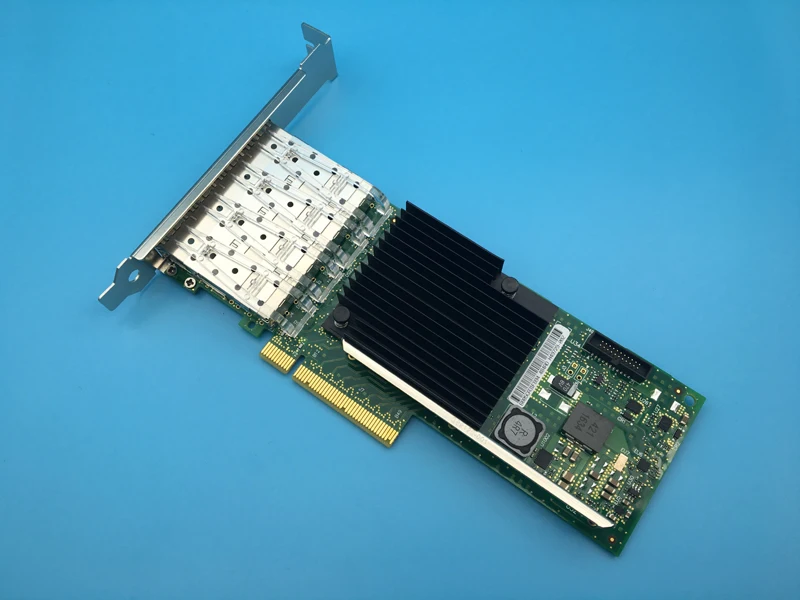4 портовый 10 гигабитный Ethernet NIC X710 DA4 X710DA4 сетевой адаптер конвергентного