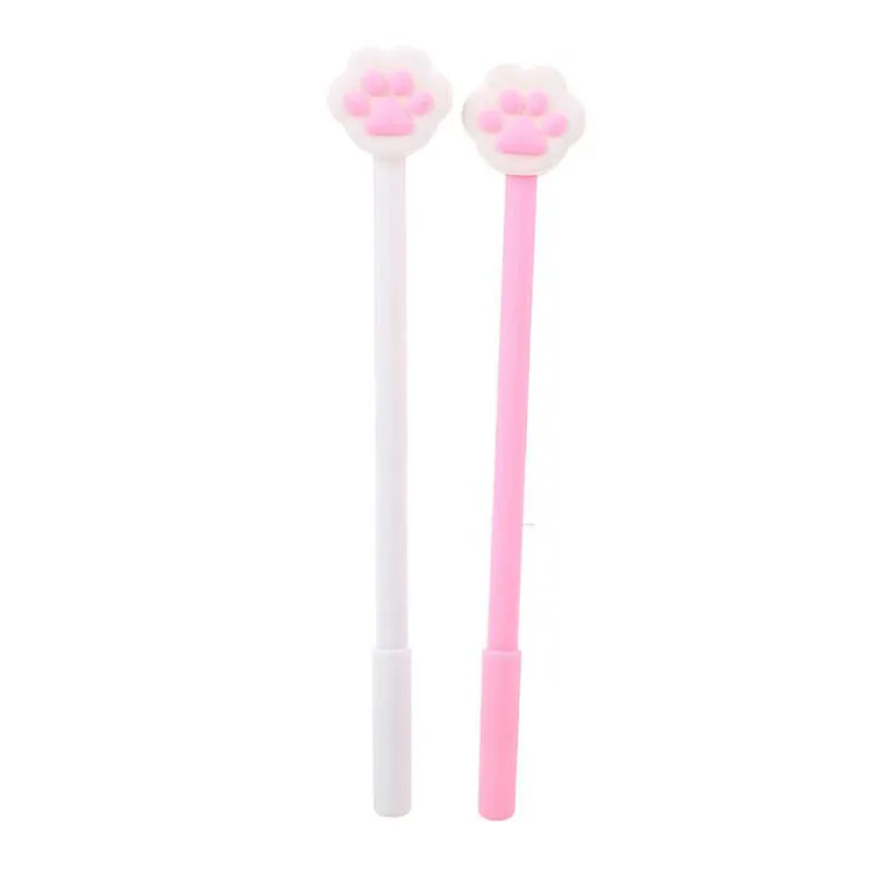 

2pc Cute Cat Claw Gel Pen Cartoon Office School Supplies Stationery Black Carbon Ink Signature Water Pen Kawaii Cat Claw Pen