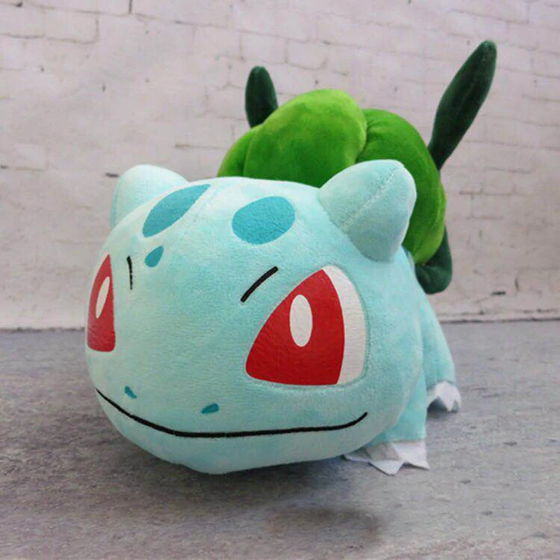 30-50 см Большой размер милая плюшевая кукла Bulbasaur Charmander Jigglypuff хлопковая мультяшная