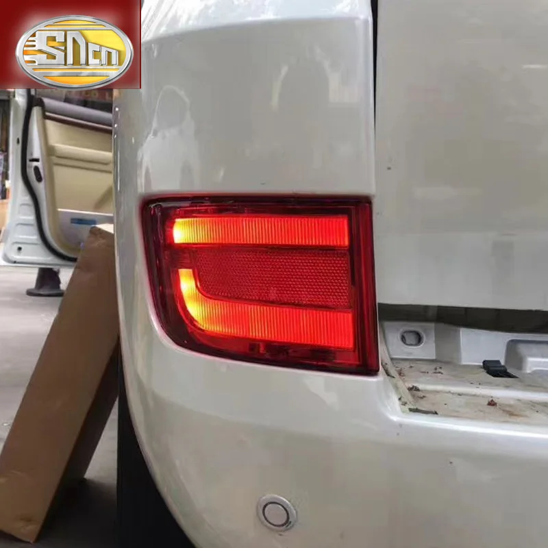  2PCS For Toyota Land Cruiser FJ200 LC200 2016 2017 2018 SNCN Car LED Rear Fog Lamp Bumper Light Aut - 32955045249