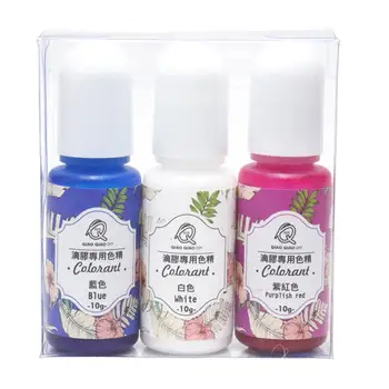 

3Pcs Fashion DIY Colorant Non Toxic Epoxy UV Resin for Handmade Sample Jewelry Making