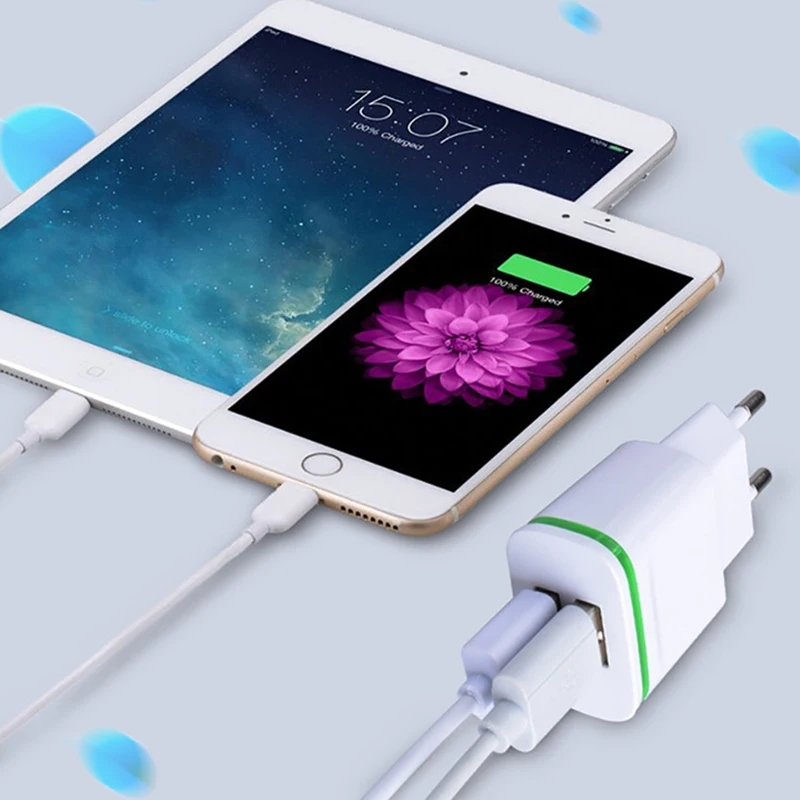 5V 2.1A Travel USB Charger Adapter EU Plug Mobile Phone for Vodafone